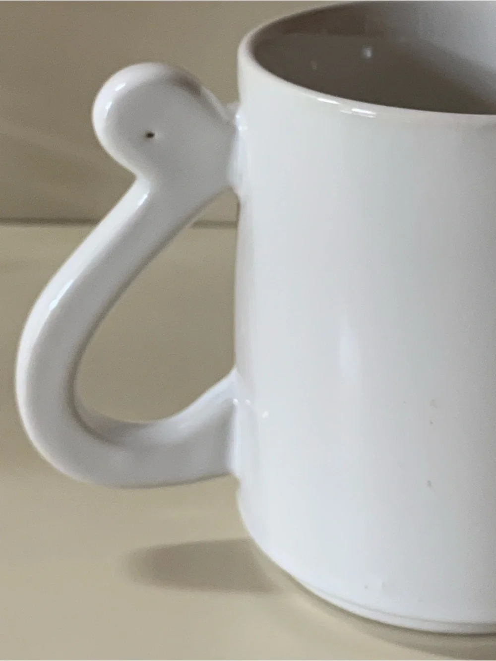Vintage Action Japan Calico Cat Mug - Tail Handle - Have a Purr-r-fect Day